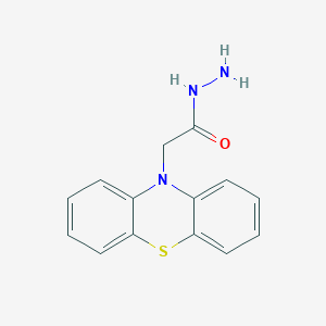 molecular formula C14H13N3OS B058471 2-(10H-phenothiazin-10-yl)acetohydrazide CAS No. 125096-15-3