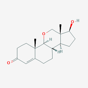 molecular formula C18H26O3 B058472 11-Oxatestosterone CAS No. 114683-04-4