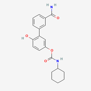 3'-Carbamoyl-6-hydroxybiphenyl-3-yl cyclohexylcarbamate