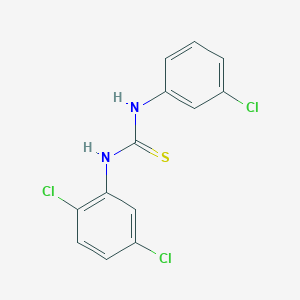 molecular formula C13H9Cl3N2S B5847262 1-(3-Chlorophenyl)-3-(2,5-dichlorophenyl)thiourea 