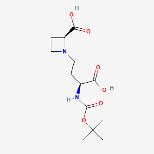 (|AS,2S)-2-Carboxy-|A-[[(1,1-dimethylethoxy)carbonyl]amino]-1-azetidinebutanoic Acid