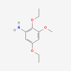 2,5-Diethoxy-3-methoxyaniline