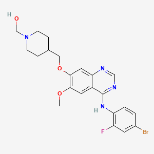 molecular formula C22H24BrFN4O3 B584746 Hydroxy Vandetanib CAS No. 910298-61-2