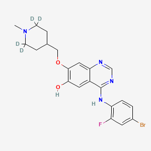 B584750 O-Demethyl Vandetanib-d4 CAS No. 1346599-97-0