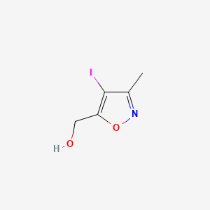 molecular formula C5H6INO2 B584752 (4-Iodo-3-methylisoxazol-5-yl)methanol CAS No. 1797983-69-7