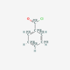 molecular formula C7H5ClO B584762 Benzoyl Chloride-13C7 CAS No. 1346605-13-7