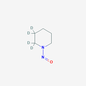 molecular formula C5H10N2O B584773 N-Nitrosopiperidine-d4 CAS No. 99389-11-4