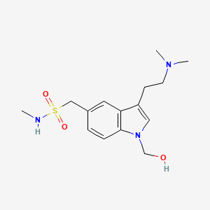 molecular formula C15H23N3O3S B584782 N-Hydroxymethyl Sumatriptan CAS No. 1797905-62-4