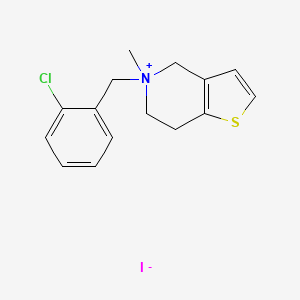 molecular formula C15H17ClINS B584783 N-Methyl Ticlopidine Iodide CAS No. 60612-09-1