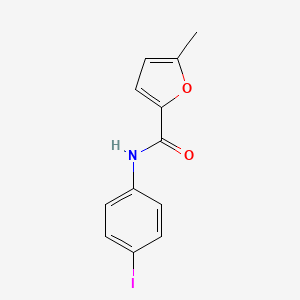 molecular formula C12H10INO2 B5847881 N-(4-iodophenyl)-5-methylfuran-2-carboxamide 