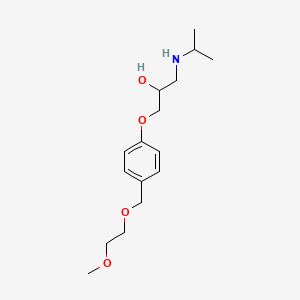 molecular formula C16H27NO4 B584789 O-Desisopropyl-O-methylBisoprolol-d7Hemifumarate CAS No. 1346604-00-9