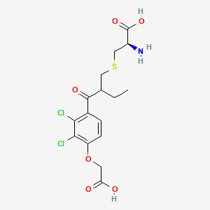molecular formula C16H19Cl2NO6S B584805 Ethacrynic Acid L-Cysteine Adduct CAS No. 51246-37-8