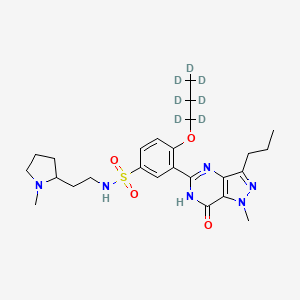 molecular formula C25H36N6O4S B584807 Udenafil-d7 CAS No. 1175992-76-3
