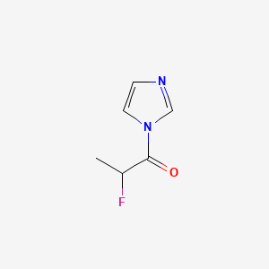 molecular formula C6H7FN2O B584813 2-Fluoro-1-(1H-imidazol-1-yl)propan-1-one CAS No. 159174-14-8