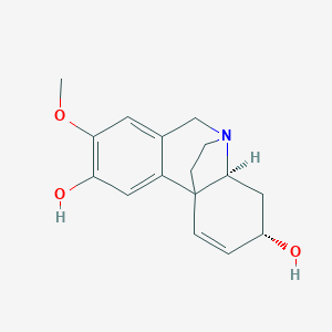 molecular formula C16H19NO3 B058482 9-O-Demethylmaritidine CAS No. 120139-66-4