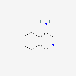 molecular formula C9H12N2 B584825 5,6,7,8-Tetrahydroisoquinolin-4-amine CAS No. 130831-67-3