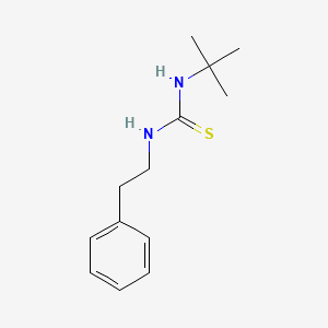 molecular formula C13H20N2S B5848341 N-(TERT-BUTYL)-N'-PHENETHYLTHIOUREA 
