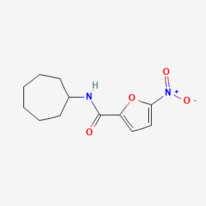molecular formula C12H16N2O4 B5848407 N-cycloheptyl-5-nitrofuran-2-carboxamide 
