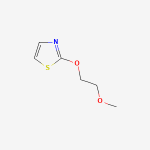 molecular formula C6H9NO2S B584842 2-(2-Methoxyethoxy)-1,3-thiazole CAS No. 153429-27-7