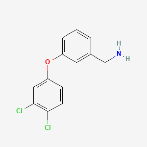 molecular formula C13H11Cl2NO B584843 3-(3,4-Dichlorophenoxy)benzylamine CAS No. 154108-42-6