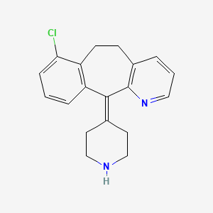 molecular formula C19H19ClN2 B584848 8-Dechloro-7-chloro Desloratadine CAS No. 1346601-53-3