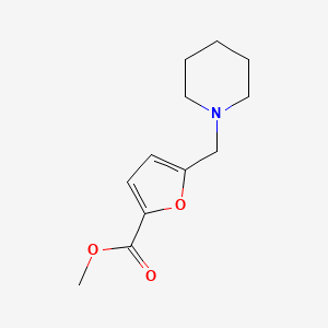molecular formula C12H17NO3 B5848582 Methyl 5-(piperidin-1-ylmethyl)furan-2-carboxylate 