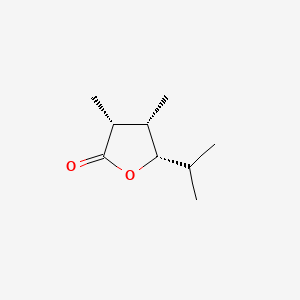 molecular formula C9H16O2 B584859 (3R,4S,5S)-3,4-dimethyl-5-propan-2-yloxolan-2-one CAS No. 146231-63-2