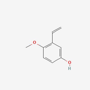 molecular formula C9H10O2 B584866 3-Ethenyl-4-methoxyphenol CAS No. 153709-51-4