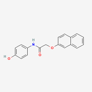 molecular formula C18H15NO3 B5848895 N-(4-hydroxyphenyl)-2-(naphthalen-2-yloxy)acetamide 
