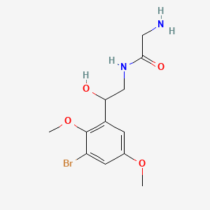 molecular formula C12H17BrN2O4 B584898 3-Bromo Midodrine CAS No. 1797102-13-6