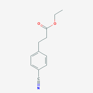 molecular formula C12H13NO2 B058490 Ethyl 3-(4-cyanophenyl)propanoate CAS No. 116460-89-0