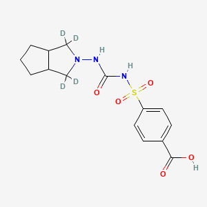 molecular formula C15H19N3O5S B584913 Carboxy Gliclazide-d4 