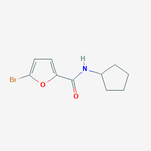 molecular formula C10H12BrNO2 B5849210 5-bromo-N-cyclopentylfuran-2-carboxamide 