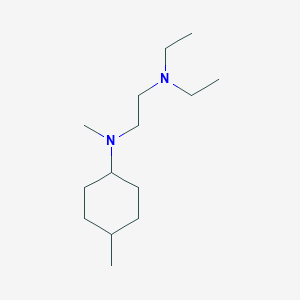 molecular formula C14H30N2 B5849236 N',N'-diethyl-N-methyl-N-(4-methylcyclohexyl)ethane-1,2-diamine 