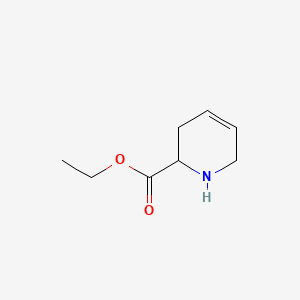 molecular formula C8H13NO2 B584934 Ethyl 1,2,3,6-tetrahydropyridine-2-carboxylate CAS No. 154731-79-0