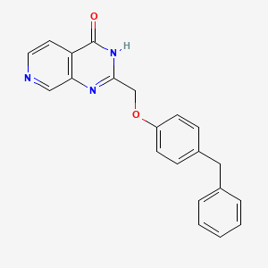 2-((4-Benzylphenoxy)methyl)pyrido[3,4-d]pyrimidin-4(3H)-one