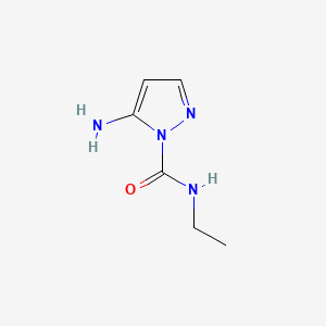 5-amino-N-ethyl-1H-pyrazole-1-carboxamide