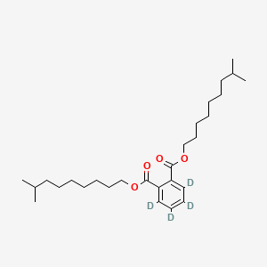 molecular formula C28H46O4 B584948 Bis(8-methyl-1-nonyl) Phthalate-3,4,5,6-d4 CAS No. 1346604-79-2