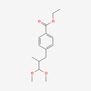 Ethyl 4-(3,3-dimethoxy-2-methylpropyl)benzoate