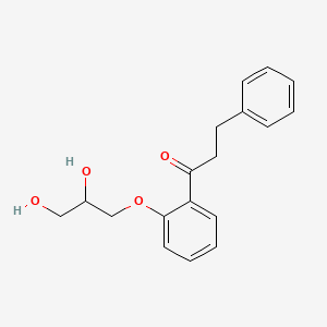 molecular formula C18H20O4 B584961 Depropylamino Hydroxy Propafenone CAS No. 91401-73-9