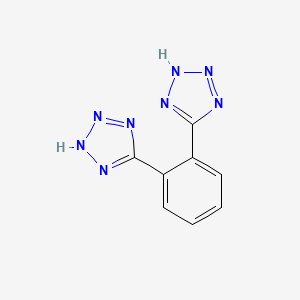 molecular formula C8H6N8 B5849691 Phenylenebistetrazole 