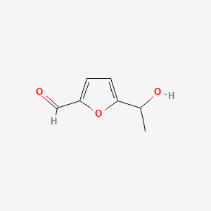 2-Furancarboxaldehyde, 5-(1-hydroxyethyl)-
