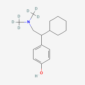 molecular formula C16H25NO B584993 rac Deoxy-O-desmethyl Venlafaxine-d6 CAS No. 1346600-06-3