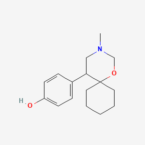 molecular formula C16H23NO2 B584996 O-Desmethyl Venlafaxine Cyclic Impurity CAS No. 1346601-55-5