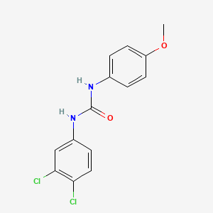 molecular formula C14H12Cl2N2O2 B5849977 1-(3,4-Dichlorophenyl)-3-(4-methoxyphenyl)urea CAS No. 16655-20-2