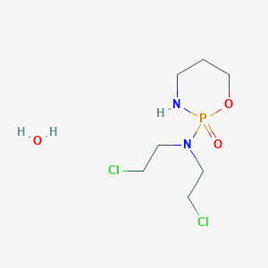 molecular formula C7H15Cl2N2O2P.H2O B000585 Cyclophosphamide CAS No. 6055-19-2