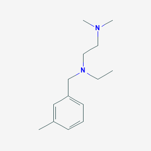 molecular formula C14H24N2 B5850112 N'-ethyl-N,N-dimethyl-N'-[(3-methylphenyl)methyl]ethane-1,2-diamine 