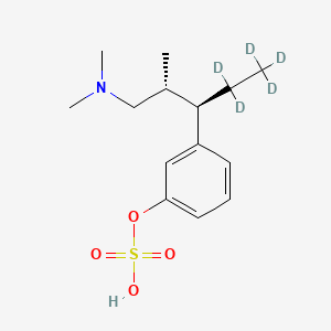 molecular formula C14H23NO4S B585012 Tapentadol-d5 O-Sulfate CAS No. 1346598-84-2