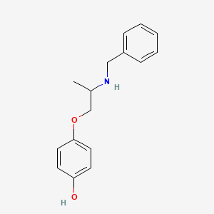 molecular formula C16H19NO2 B585020 4-(2-(Benzylamino)propoxy)phenol CAS No. 59182-24-0