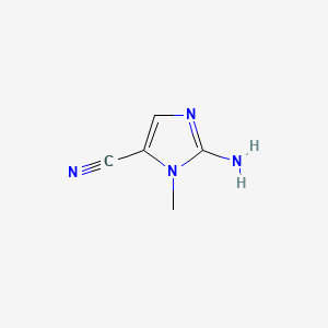 2-amino-1-methyl-1H-imidazole-5-carbonitrile